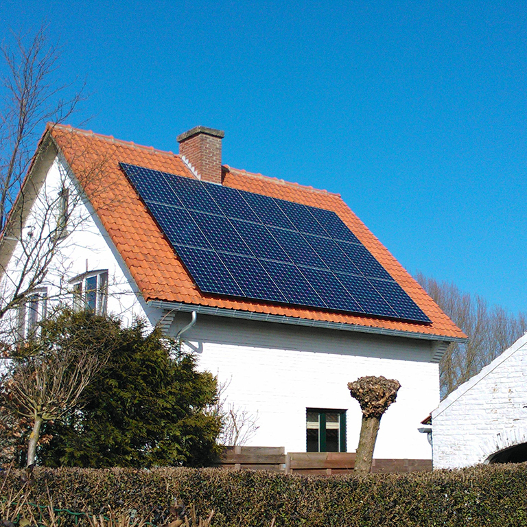 Overbelaste fotovoltaïsche paneleninstallatie Energreen