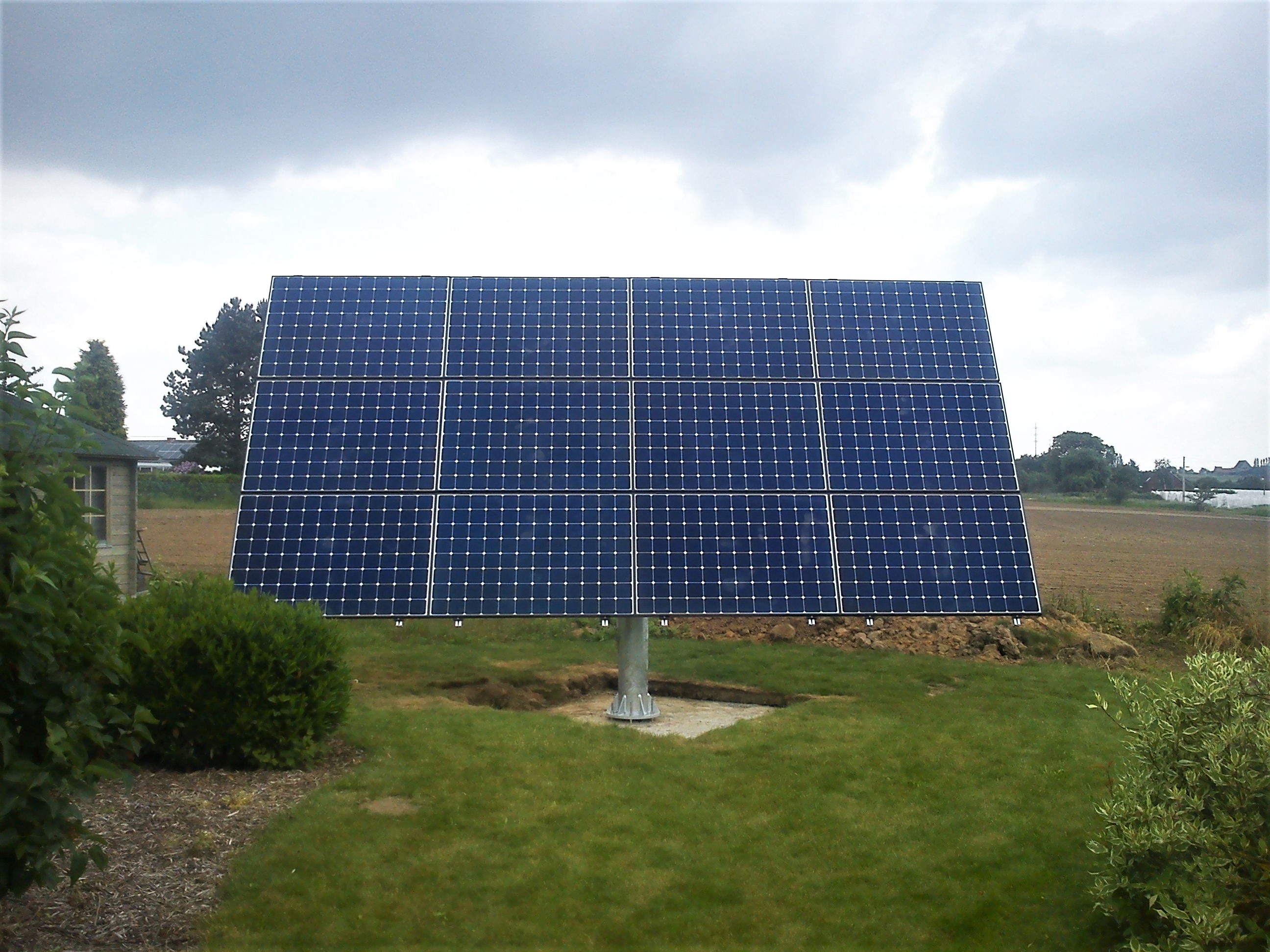 Fotovoltaïsche installatie zonnetracker Energreen