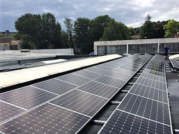 Installation photovoltaïque Sunpower toit plat Energreen