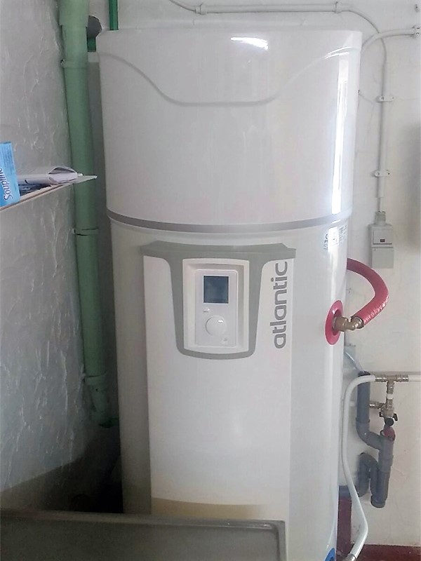 Installation boiler thermodynamique Atlantic Energreen