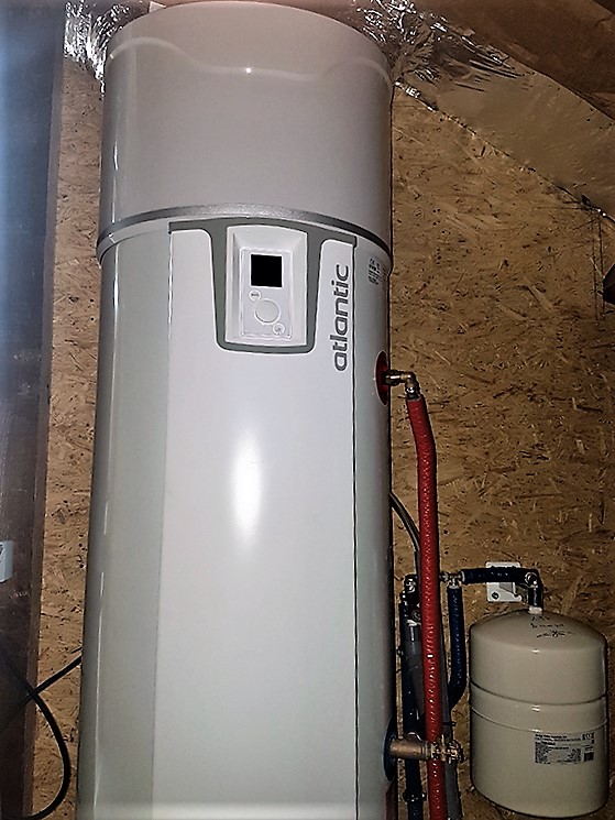 Installation boiler thermodynamique Atlantic Energreen