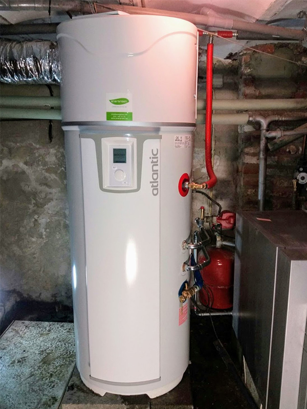 Installation boiler thermodynamique Atlantic Energreen