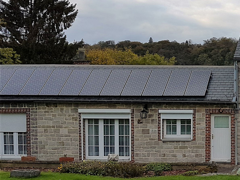 Fotovoltaïsche installatie Sunpower E19 320 Black Energreen