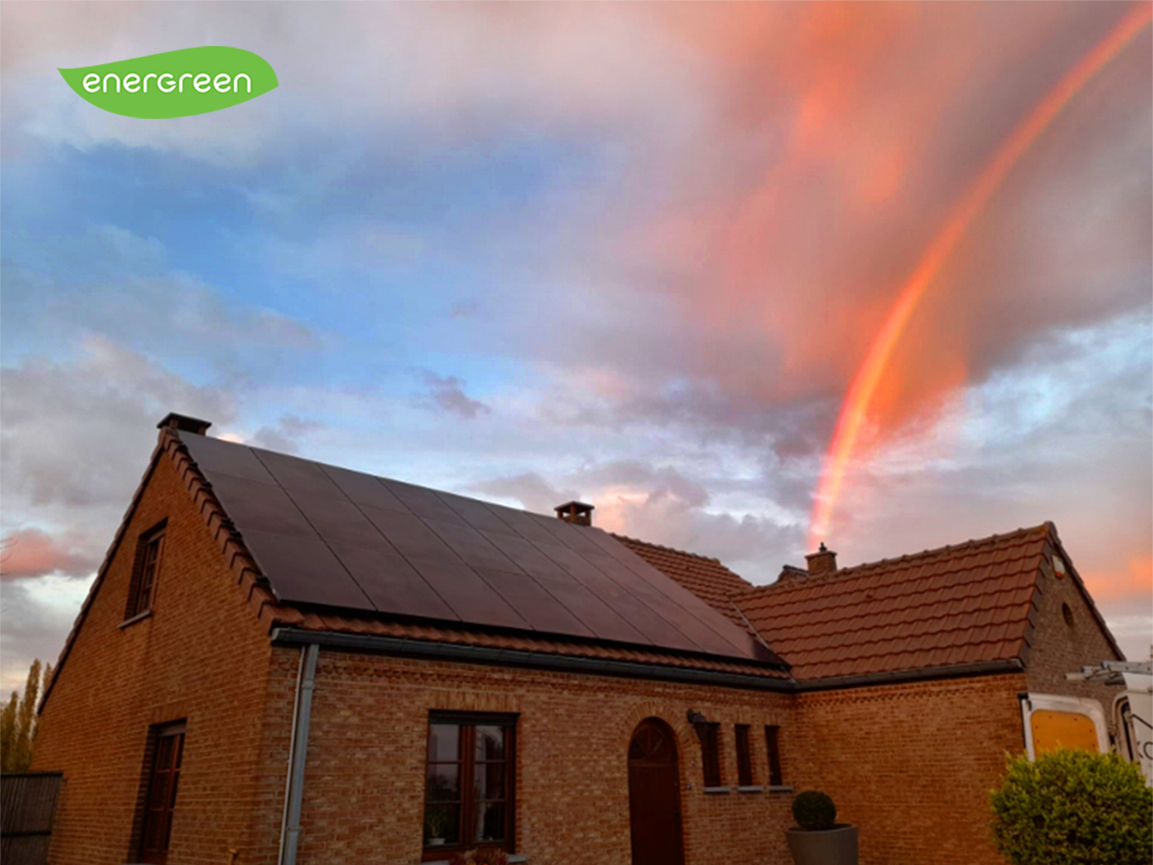 Fotovoltaïsche zonnepanelen installatie Sunpower Performance P3 325 Black Energreen