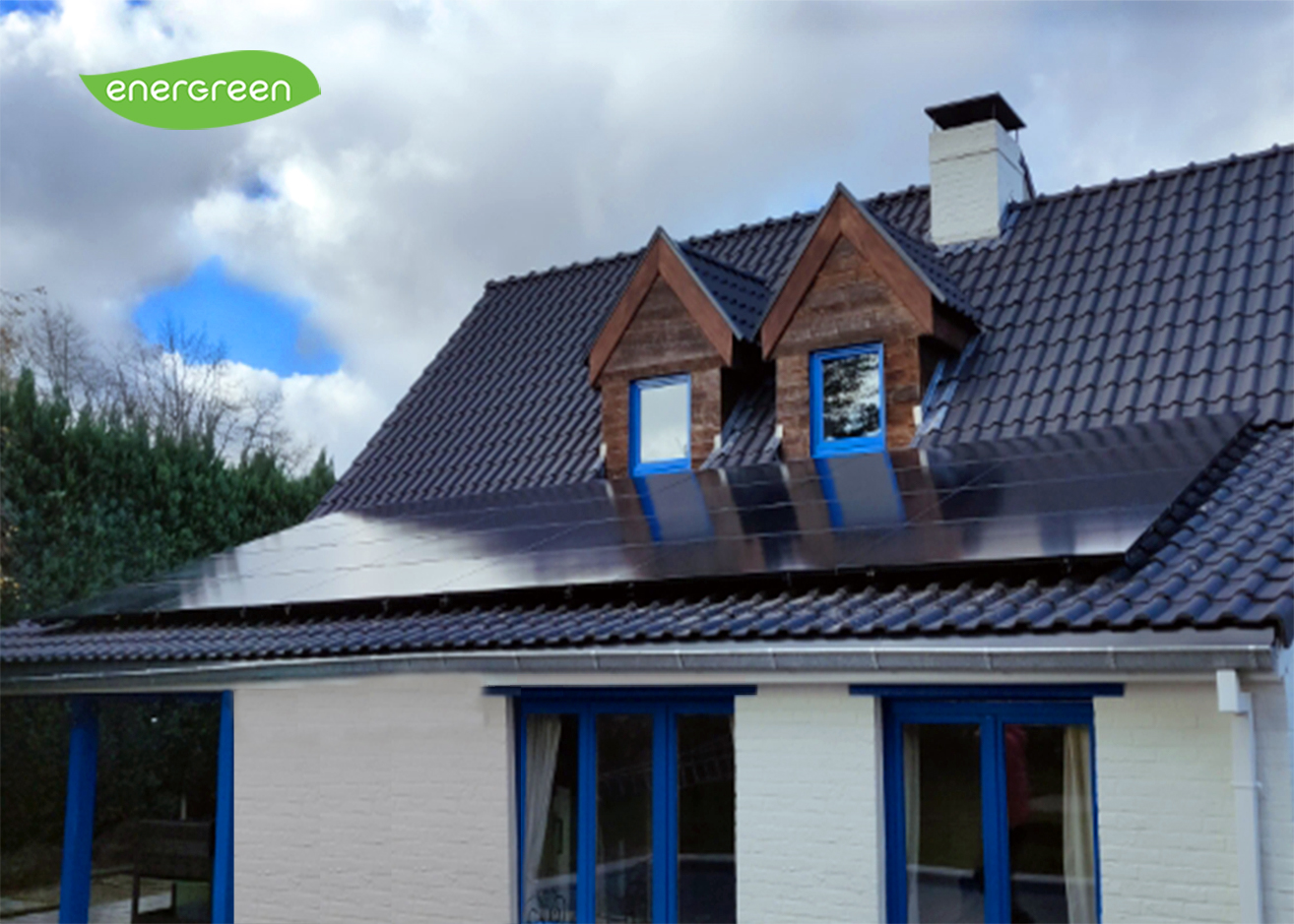 Fotovoltaïsche zonnepanelen installatie Sunpower Performance P3 325 Black Energreen