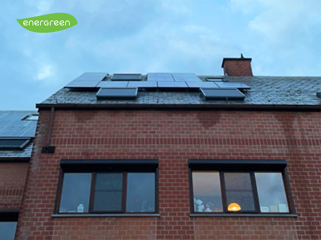 Fotovoltaïsche zonnepanelen installatie Sunpower X21 350W full Black Maxeon Energreen