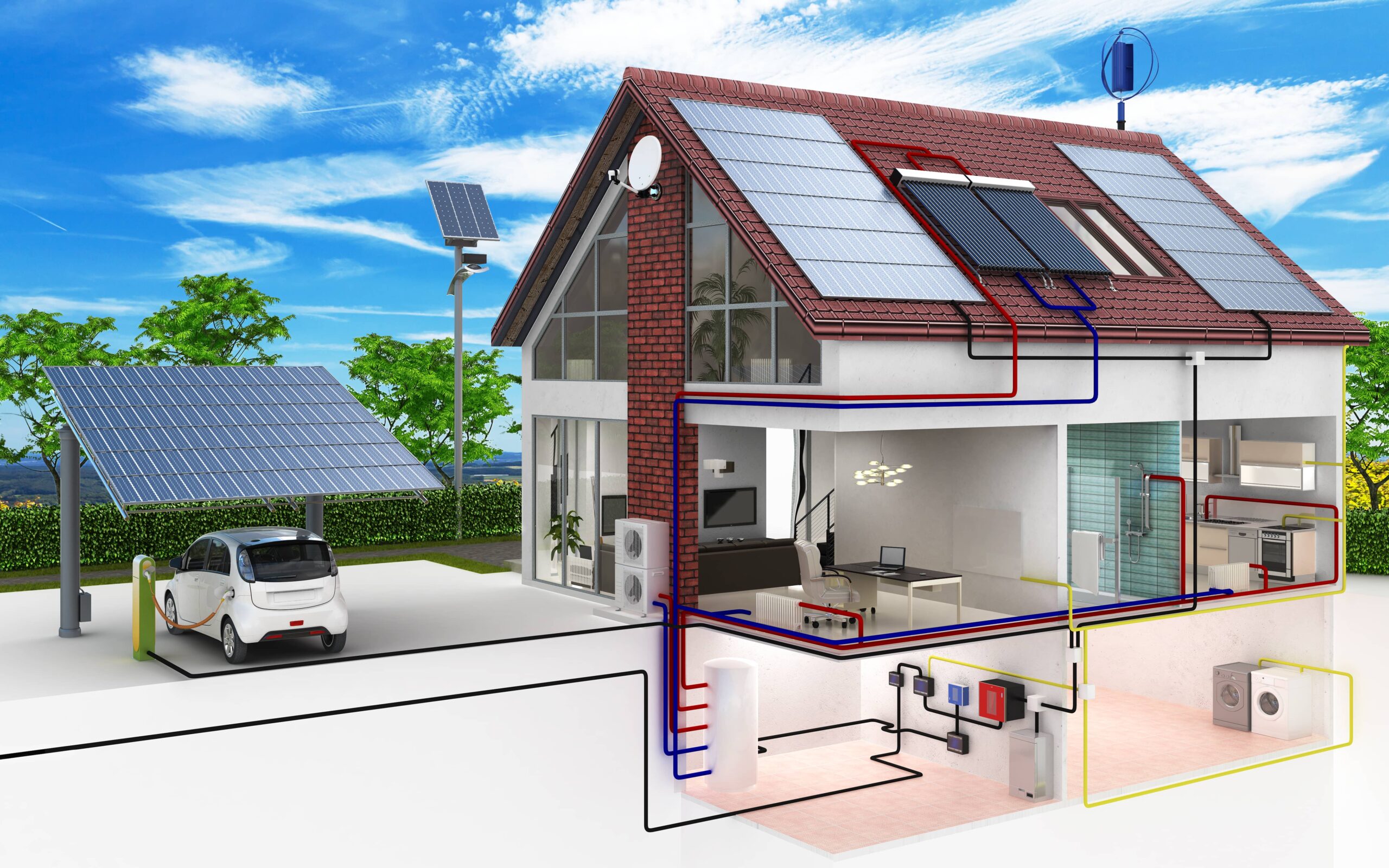 Combinaison voiture électrique et panneaux solaires: un duo gagnant | Energreen