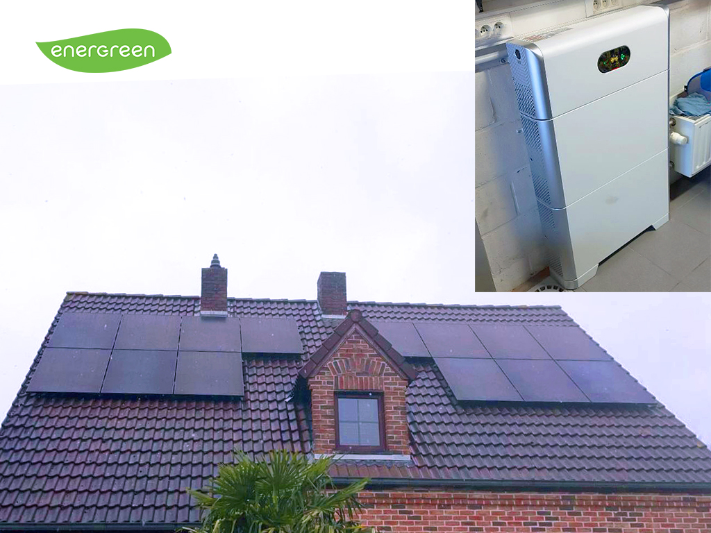 Installation panneaux solaires Sunpower P3 375 et Batterie LUNA Huawei 10KW | Energreen