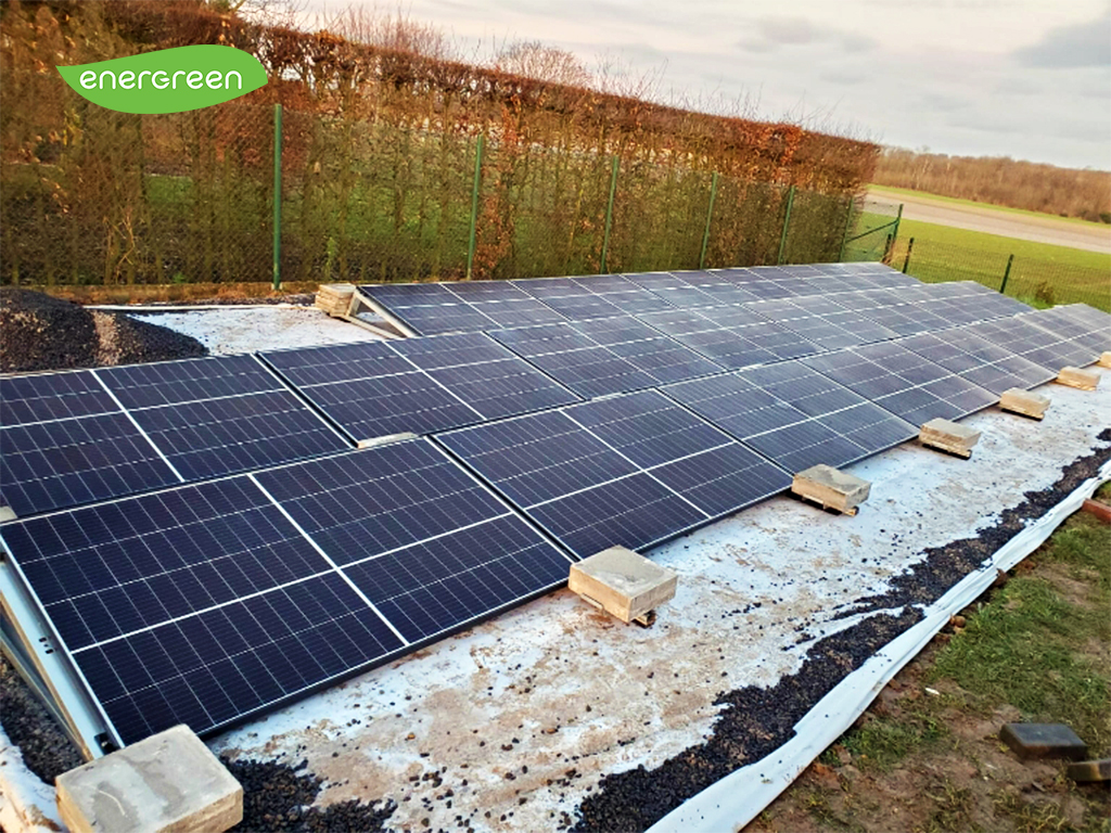 Installation panneaux photovoltaïques Trinasolar Vertex 400 au sol | Energreen